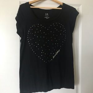 Armani xchange tunic top